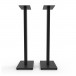 Kanto ST34 Speaker Stands with MDF Base, Black - Front