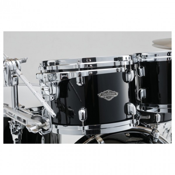 Tama Starclassic Performer 22" 5pc Shell Pack, Piano Black - Rack Toms