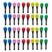 Olympic Mini Plastic Maracas Bucket, 20 Pairs