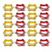 Olympic Mini Plastic Tambourine in Bucket, 20pcs