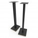 Kanto ST34 Speaker Stands 34” w/Plywood Base, Black - Angled