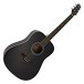 Dreadnought Acoustic Guitar by Gear4music, Black