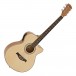 Single Cutaway Electro Acoustic Guitar, by Gear4music