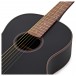 Parlour Electro-Acoustic Guitar by Gear4music, Black