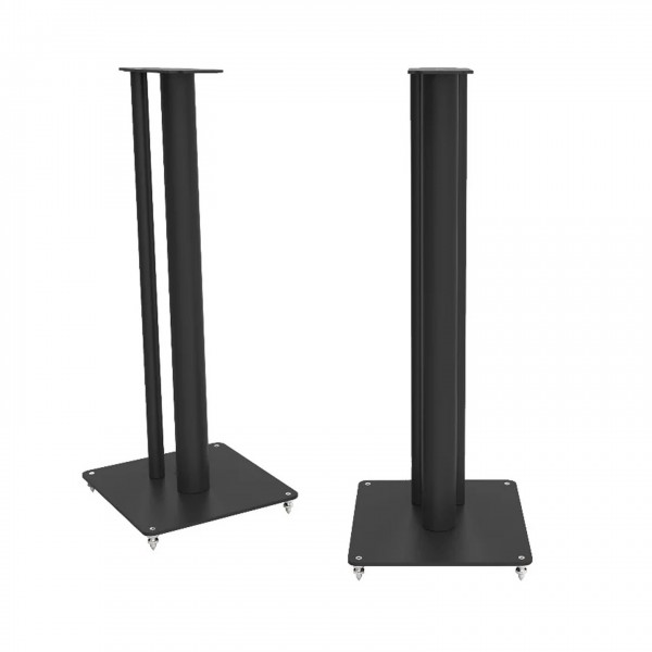 Q Acoustics FS50 Floor Stands, Black Front View