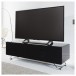 Alphason Chromium 2 Concept 1200 TV Cabinet, Black Lifestyle View 2