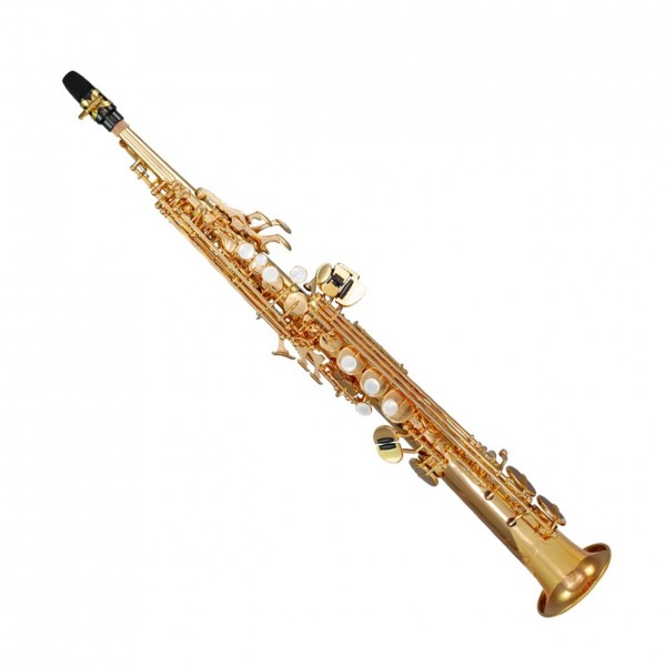 Trevor James EVO Soprano Saxophone, Gold Lacquer