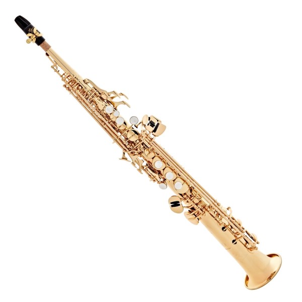 Trevor James EVO Soprano Saxophone, Gold Lacquer