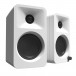 Kanto Ora Speakers, White - Angled 2