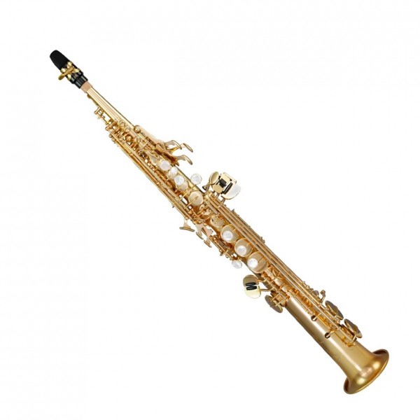 Trevor James EVO Soprano Saxophone, Gold Frost