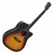 Guitarra Electroacústica Dreadnought con Cutaway Gear4music, Sunburst