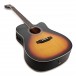 Dreadnought Cutaway Electro Acoustic Guitar, Sunburst