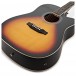 Dreadnought Cutaway Electro Acoustic Guitar, Sunburst