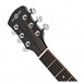 Dreadnought Left Handed Cutaway Electro Acoustic Guitar, Black