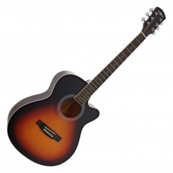 Single Cutaway Acoustic Guitar by Gear4music, Sunburst