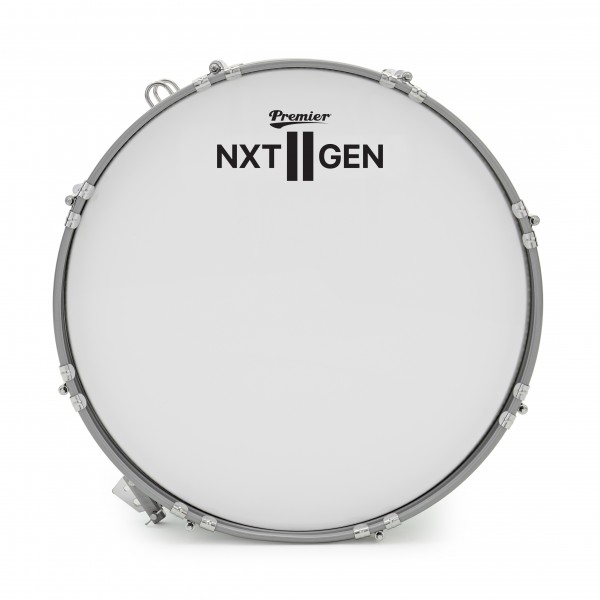 Premier NXT GEN Marching 22" x 14" Drum Corps Bass Drum, White