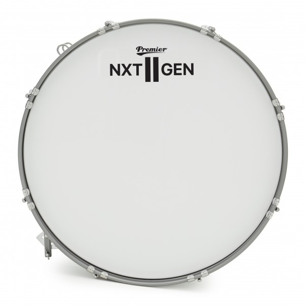 Premier NXT GEN Marching 26" x 14" Drum Corps Bass Drum, White