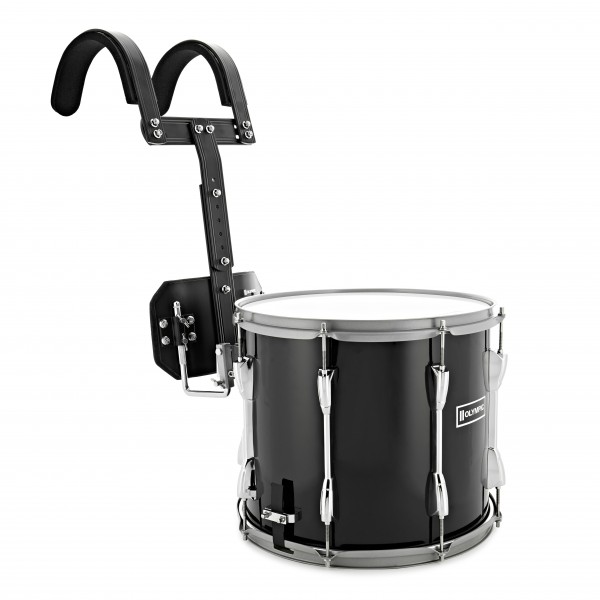 Olympic Marching 14" x 12" Drum Corps Snare Drum, Black