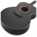 Jumbo Acoustic Guitar by Gear4music, Black