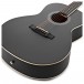 Parlour Acoustic Guitar by Gear4music, Black