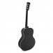 Parlour Acoustic Guitar by Gear4music, Black