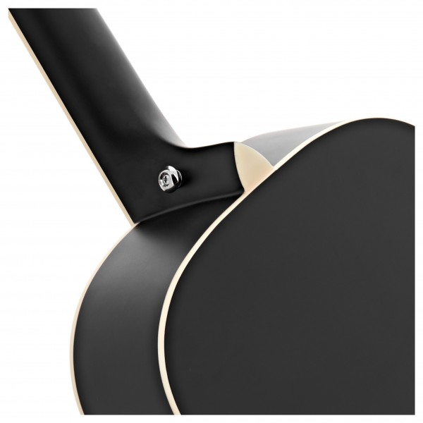 Parlour Acoustic Guitar by Gear4music, Black