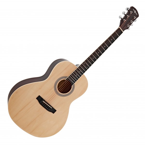 Parlour Acoustic Guitar by Gear4music, Natural