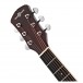 Parlour Left Handed Acoustic Guitar by Gear4music, Natural