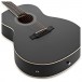 Parlour Left-Handed Electro Acoustic Guitar by Gear4music, Black