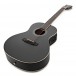 Parlour Left-Handed Electro Acoustic Guitar by Gear4music, Black