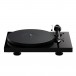 Pro-Ject Debut Evo 2 Turntable, Black Gloss Front View (Without Dust Cover)