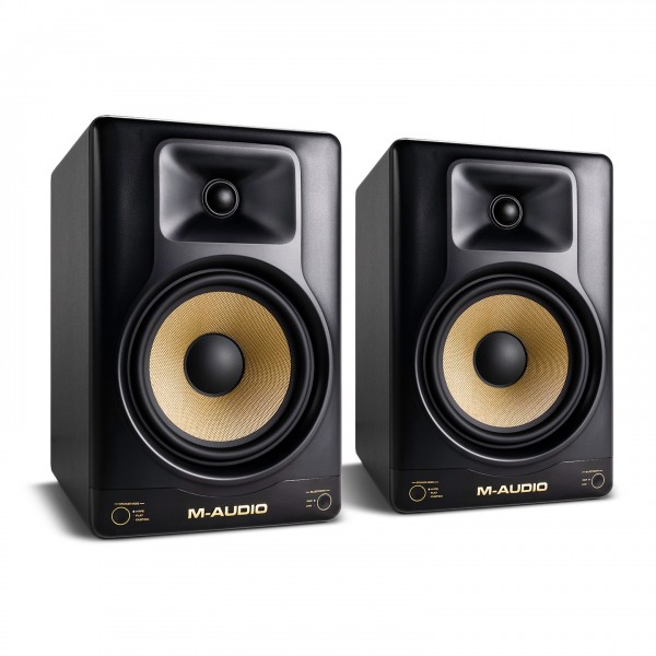 M-Audio Forty Eighty Active Studio Monitor, Pair - Angled