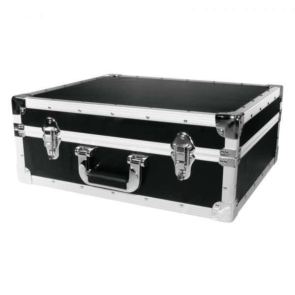 Roadinger Turntable Flight Case, Black - Closed