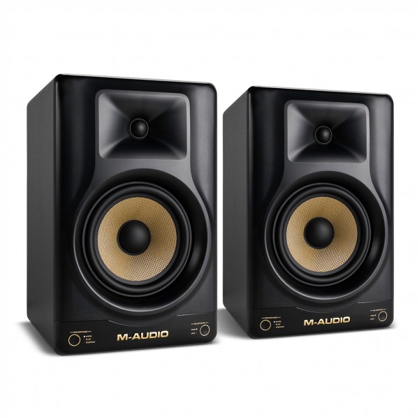 M-Audio Forty Sixty Studio Monitors, Pair - Angled