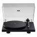 Pro-Ject Debut Evo 2 Turntable, Black Satin Front View