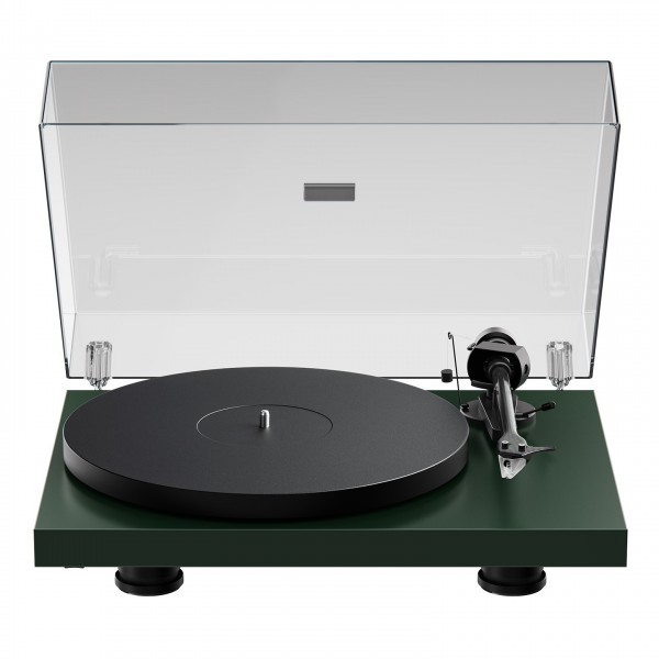 Pro-Ject Debut Evo 2 Turntable, Fir Green Satin Front View