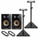 M-Audio Forty Eighty Active Studio Monitor Pair with Stands and Cables