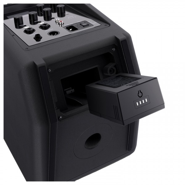LD Systems ANNY 8" Battery-Powered Bluetooth PA System With Mixer, Black - Battery
