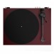 Pro-Ject Debut Evo 2 Turntable, Wine Red Satin Top View