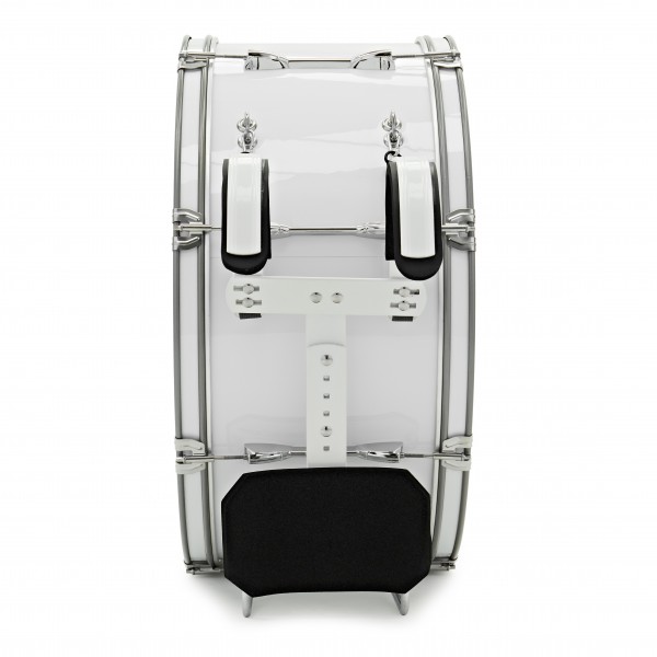Premier NXT GEN Marching 28" x 12" Traditional Bass Drum, White
