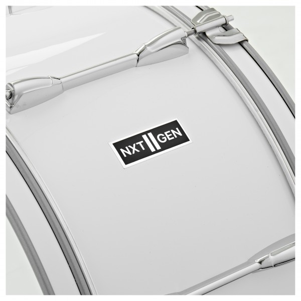 Premier NXT GEN Marching 26" x 10" Traditional Bass Drum, White