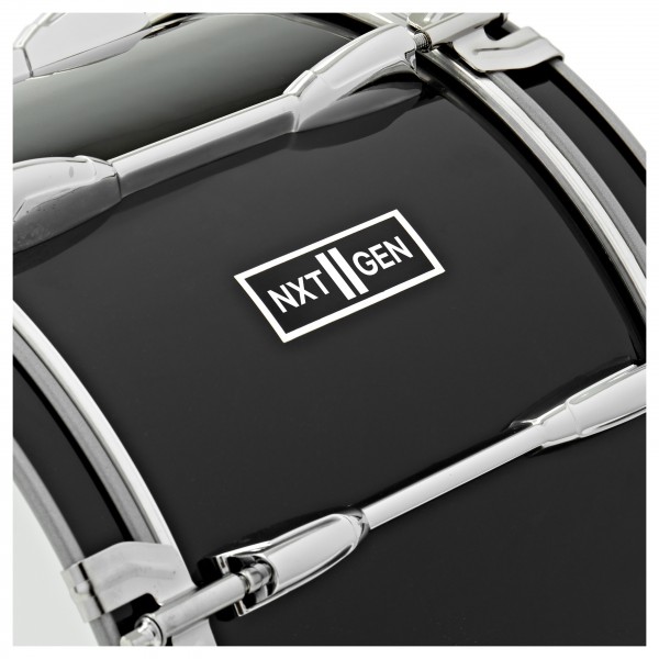 Premier NXT GEN Marching 14" x 10" Traditional Bass Drum, Black