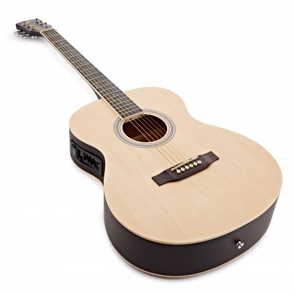 Student Electro Acoustic Guitar Natural, 15W Acoustic Amp & Accessory Pack