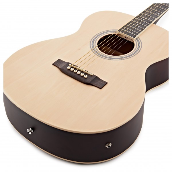 Student Electro Acoustic Guitar Natural, 15W Acoustic Amp & Accessory Pack