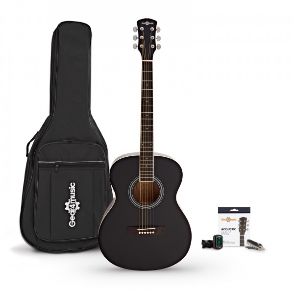 Student Electro Acoustic Guitar & Accessory Pack by Gear4music, Black