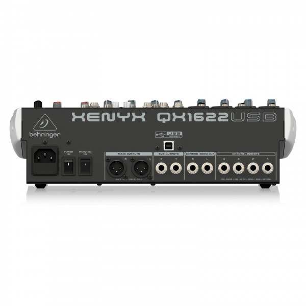 Behringer XENYX QX1622USB Small Format Mixer at Gear4music