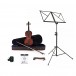 Hidersine Inizio Violin Outfit, 1/2 Size and Accessories Bundle