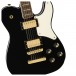 Squier Limited Edition Paranormal Troublemaker Telecaster Deluxe, Laurel Fingerboard, Black - Bridge