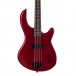 Dean Edge 09 Bass Guitar, Metallic Red