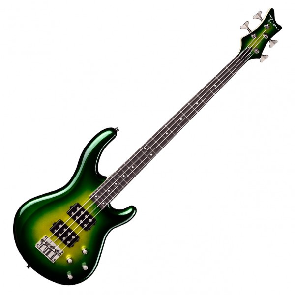 Dean Edge 3 Bass Guitar, Green Metallic Burst 1